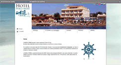 Desktop Screenshot of hotelpyrgi.it